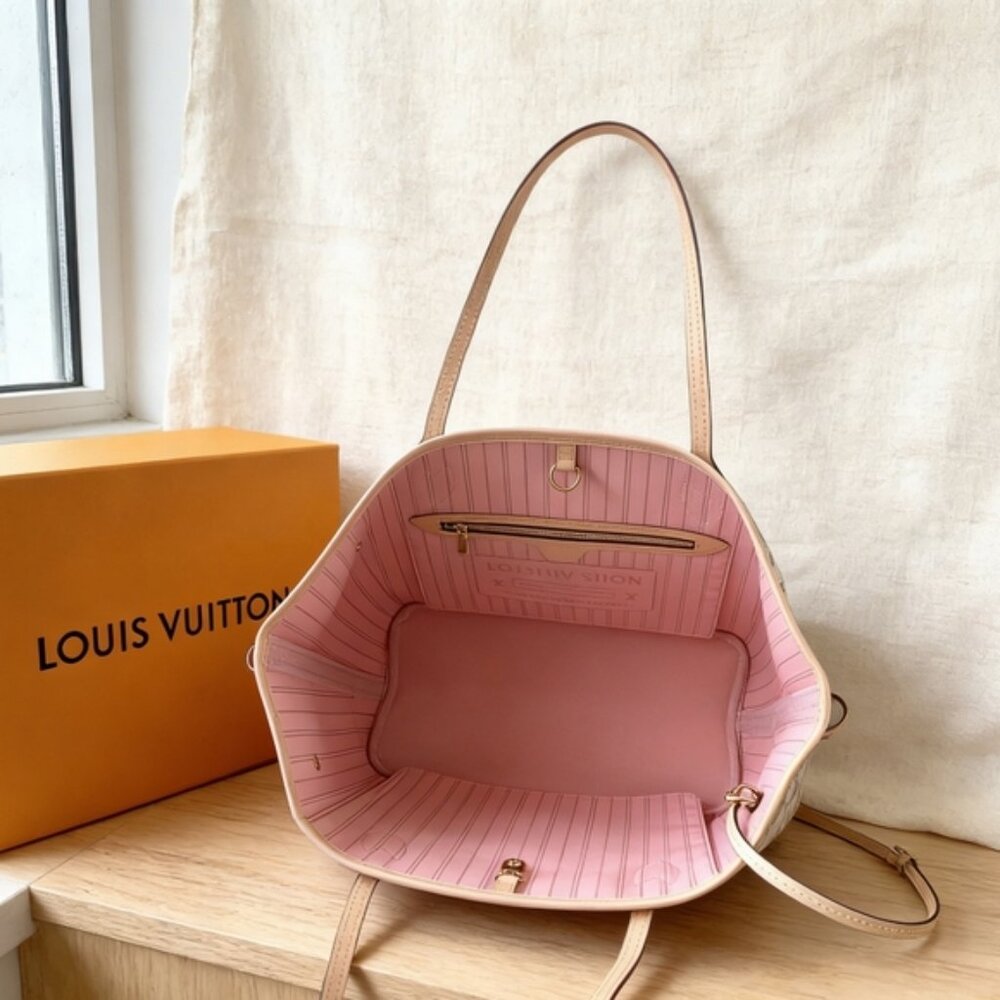 Louis Vuitton Neverfull Pink Lining Bag - Picture 5 of 6